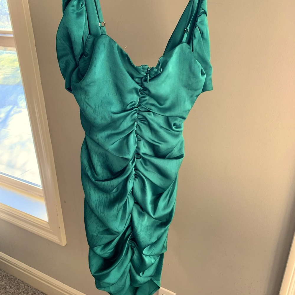 Wild Fable Cute Mini Dresses (Black & Green)